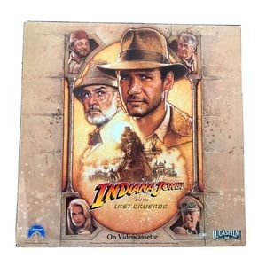 Indiana Jones & the Last Crusade Video Release Poster ORIGINAL not Repri…